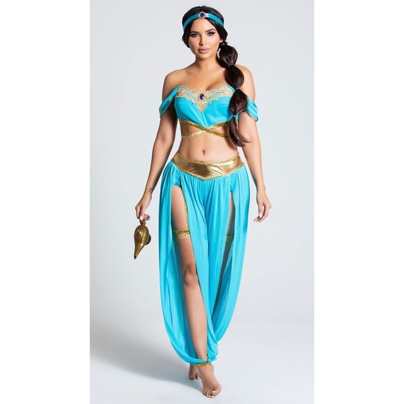 NEW Oasis Princess Costume SZ Medium Halloween Role Play MSRP $73 No Clear Strap - Picture 1 of 3